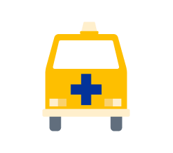 Mobility care icon features a wheelchair symbol, dedicated support for senior mobility and independence at Senior Care Center